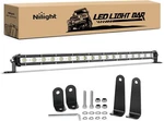 Nilight Single Row Led Bar Ultra-slim Fog Driving Work. Fixed Price $18.99.