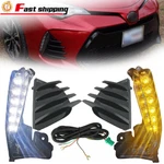 Drl Turn Signal Fog Lights W/wiring Set For 2017 2018 2019 Toyota Corolla Xse. Fixed Price $58.99.