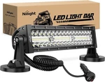 Nilight Led Bar 13.5 Inch Cigarette Lighter Wiring Strong Magnetic Base. Fixed Price $69.99.