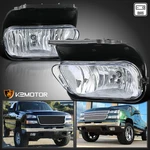 Fits 2003-2006 Chevy Silverado 1500 2500 Clear Fog Lights Driving Lamps+switch. Fixed Price $38.38.