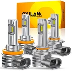 Oxilam H11 9005 Light Bulbs Combo, 320000LM 800% Brighter 6500K Cool White Li.... Fixed Price $100.78.