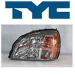 Tyc Left Headlight Assembly For 2000-2002 Cadillac Deville Electrical Vw. Fixed Price $195.27.