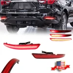 2X Red Rear Bumper Reflector Led Tail Brake Signal Light For 16-20 Infiniti QX60. Fixed Price $34.99.