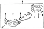Genuine Nissan Fog Lamp Assembly 26150-40U25. Fixed Price $324.84.