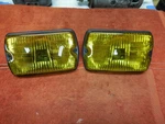 Cibie Type 35 (airport) Amber Fog Lens (pair) Genuine, Black Bezel, Vintage Nos. Fixed Price $245.00.