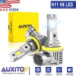 Auxito H11 100W Led Headlight Kit Low Beam Bulb Super Bright 6500K Free Return. Fixed Price $25.99.
