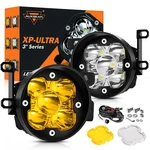 Auxbeam 3" Spot Led Fog Light Pods Amber White For Toyota 4RUNNER Tacoma Tundra. Fixed Price $127.49.