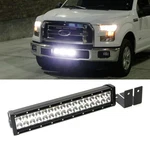 Complete Lower Bumper Grill Mount Led Light Bar System 2015-2020 Ford F-150. Fixed Price $121.09.