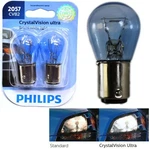 Philips Crystal Vision Ultra Light 2057 27/7W Two Bulb Front Turn Signal Stock. Fixed Price $17.10.