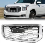 Chrome Front Upper Grille Mesh For Gmc Yukon/ Xl Denali Style 15-20. Fixed Price $120.50.