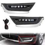 2017-2019 Honda Cr-v Crv Led Drl Fog Light Lamp Kit W/ Brackets Pair. Fixed Price $88.49.