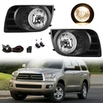 For 2008-2017 Toyota Sequoia Clear Bumper Fog Lights Lamps+covers+switch Kit L+r. Fixed Price $34.99.