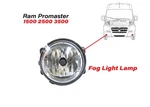 New Fits 2014-2022 Ram Promaster Left Or Right Front Fog Light Lamp Local Pickup. Fixed Price $24.94.