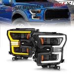 Anzo Led Projector Headlight Set W/ Bar Switchback Black Housing Ford. Fixed Price $946.57.