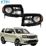 Halogen For Honda Pilot 2012-2015 Headlights Assembly Black Housing Left+right. Fixed Price $91.21.