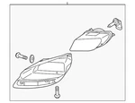 Genuine Mazda Fog Lamp Assembly TE69-51-690C. Fixed Price $311.61.