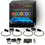 Rgb Waterproof Halo Kit W/ Rf For 08-14 Dodge Challenger Headlight & Fog Lights. Fixed Price $249.90.