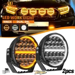 Pair 9" Round 800W Led Work Lights Drl Spot Offroad Driving Lamp Atv Suv Truck. Fixed Price $263.88.