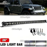 Slim 26INCH Led Light Bar Single Row Spot Flood Combo Work Truck Fit Jeep Suv. Fixed Price $18.00.