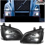 Led Fog Lights Pair Fits For 2018-2024 Volvo Vnl Black Lamps. Fixed Price $150.59.