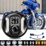 7" Inch Led Headlight White High Low Beam Drl&turn Signal For Harley Davidson. Fixed Price $50.98.