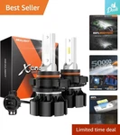 Pack 5201 5202 Led Fog Lights Energy-efficient, Waterproof, 13,000LM. Fixed Price $46.54.