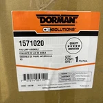 Dorman Lh Side Fog Light Assembly, #1571020. Fixed Price $40.50.
