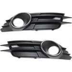 Fog Light Trim For 2012-2015 Audi A6 Quattro Left And Right Black Chrome Ring. Fixed Price $74.58.