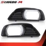 1PAIR Front Bumper Fog Lights Covers Trim Fit For 2007-2009 Toyota Camry Black. Fixed Price $13.95.