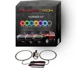 Rgb Multi Color Changing Led Halo Ring Kit For 2003-2009 Hummer H2 Headlights. Fixed Price $104.30.