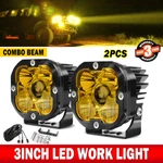 3INCH Led Light Pods Laser 1000M Spot Flood Fog Driving Yellow Atv Utv 4WD 4X4. Fixed Price $99.96.