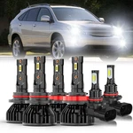 For Lexus RX350 2007-2009 Led Headlight High Low Beam Fog Bulbs Combo. Fixed Price $35.99.