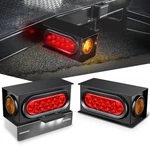 Nilight 2PCS Steel Trailer Red Oval+ Amber Marker Box. Fixed Price $87.99.