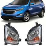 Labwork Left+right Fog Light For 2018-2020 Chevy Equinox Bumper W/signal Halogen. Fixed Price $57.69.