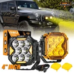 Auxbeam 2X 4" Led Work Light Spot Pods Turn Signal Drl For 09-18 Dodge Ram 1500. Fixed Price $144.49.