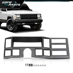 Fit For 84-1996 Jeep Cherokee Xj Comanche Dash Radio Bezel Instrument Trim Gray. Fixed Price $60.56.