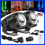 Rgb Laser Whip Lights For Can Am Polaris Rzr, Utv Sxs Off Road Atv Led Antenna. Fixed Price $160.19.