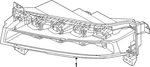 Genuine Ford Lamp Assembly Fog Front NL7Z-15200-A. Fixed Price $351.27.