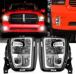 Auxbeam Led Fog Lights Dot Approved Replacement For Dodge Ram 1500 Chrome. Fixed Price $166.90.