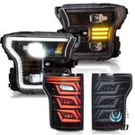 Led Headlights W/drl Animation+ Vland Smoked Tail Ford F150 2015-2017. Fixed Price $731.99.