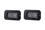 Pair Diode Dynamics SSC2 White Pro Led Bumper Flood Flush - Red Backlight. Fixed Price $271.96.