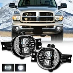 Pair Front Bumper Driving Led Fog Lights W/drl For Dodge Ram 2500 3500 2003-2009. Fixed Price $69.99.