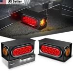 Nilight 2PCS Steel Trailer Red Oval+ Amber Marker Box. Fixed Price $75.66.