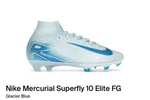 Nike Men's Zoom Mercurial Vapor 16 Elite Fg Glacier Blue Size 10.5 FQ1457-400. Fixed Price $215.00.