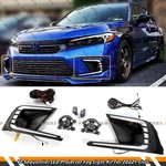 For 2022-24 Civic V2 Drl Led Fog Lamp Bezel Cover + Clear Projector Lens Kit. Fixed Price $119.99.