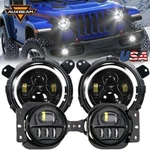 Auxbeam Led Headlights +fog For Jeep Wrangler Jl 2018 2019 2020 2021 2022. Fixed Price $129.99.