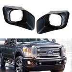 Pair Lh Rh Lights Foglamp Garnish Covers 11-16 Ford F-250 F-350 F-450 Sd. Fixed Price $44.09.