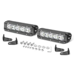 2PCS Ultra Slim 6INCH Led Work Light Bar Single Row Spot Offroad Driving Atv Utv. Fixed Price $33.95.