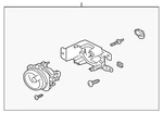 Genuine Mitsubishi Fog Lamp Assembly MN150634. Fixed Price $94.54.