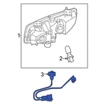 For Nissan Frontier 2022-2026 240709BU1A Fog Light Wiring Harness. Fixed Price $43.50.